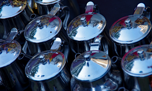 Elaine Bacal_Silver teapots