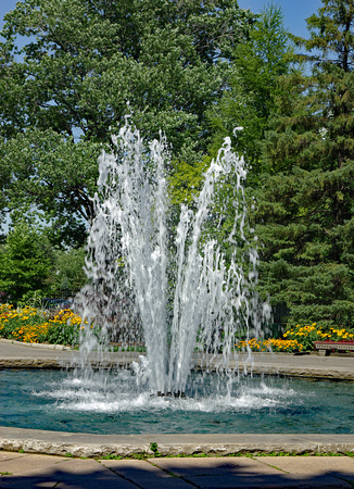Elaine Bacal_Garden fountain