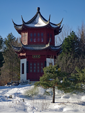 Elaine Bacal_Chinese Pagoda in winter
