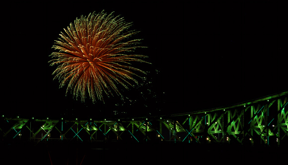 Elaine Bacal_Fireworks and JC Bridge